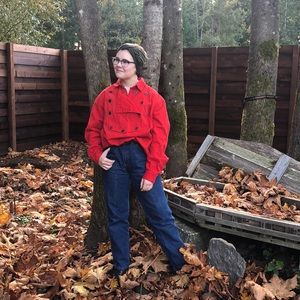 Red wild bill yolk shirt